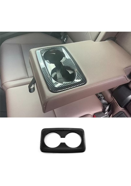 Arka Koltuk Su Kupası Tutucu Kapak Bmw Için Dekorasyon Çerçevesi Trim Bmw X1 U11 2023 2024 Iç Aksesuarlar - Abs Karbon Fiber (Yurt Dışından) fırsatları