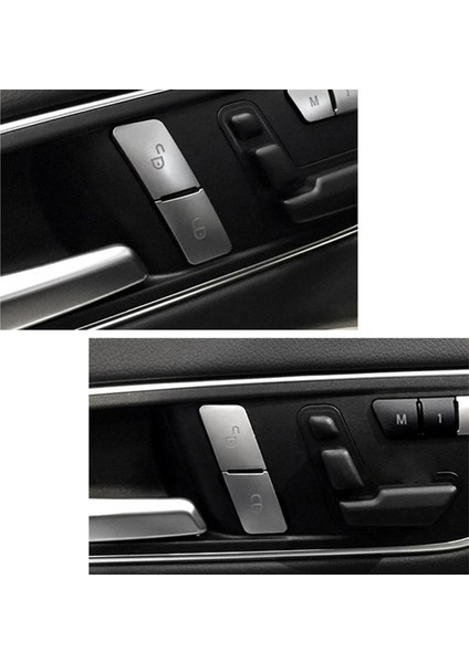 Mercedes Benz Için 2x A B C E Glk ml Gl G Sınıf Kapı Kilidi Kilidi Açma Düğmeleri Kapak Çıkartmaları Trim Araba Stilini (Yurt Dışından) modelleri