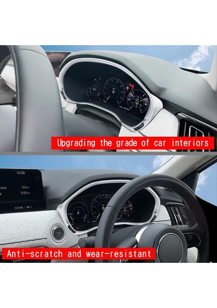Araba Dash Tahtası Gösterge Paneli Trim Kapak Mazda Için Gümüş Cx-60 2022 2023 Rhd Iç Aksesuarlar (Yurt Dışından) fiyatları
