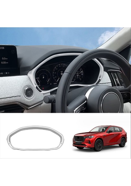Araba Dash Tahtası Gösterge Paneli Trim Kapak Mazda Için Gümüş Cx-60 2022 2023 Rhd Iç Aksesuarlar (Yurt Dışından) modelleri
