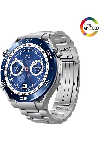 Watch Vn 4 Pro Plus Akıllı Saat (3 Kordonlu 2025 Serisi)