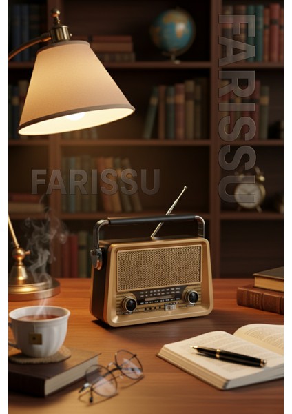 Everton RT-756 Nostaljik Retro Tasarım Radyo - Fm/am/sw 3 Bant, Bluetooth, Usb/tf Mp3 Çalar
