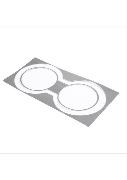 Toyota Tundra 2007-2013 Alüminyum Alaşım Araç Merkezi Kontrol Su Kupası Tutucu Trim Sticker Araç Aksesuarları Gümüş (Yurt Dışından)