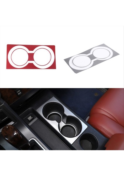 Toyota Tundra 2007-2013 Alüminyum Alaşım Araç Merkezi Kontrol Su Kupası Tutucu Trim Sticker Araç Aksesuarları Gümüş (Yurt Dışından) fiyatları