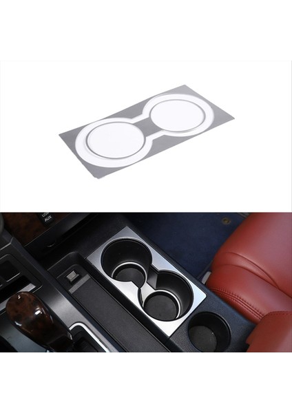 Toyota Tundra 2007-2013 Alüminyum Alaşım Araç Merkezi Kontrol Su Kupası Tutucu Trim Sticker Araç Aksesuarları Gümüş (Yurt Dışından) modelleri