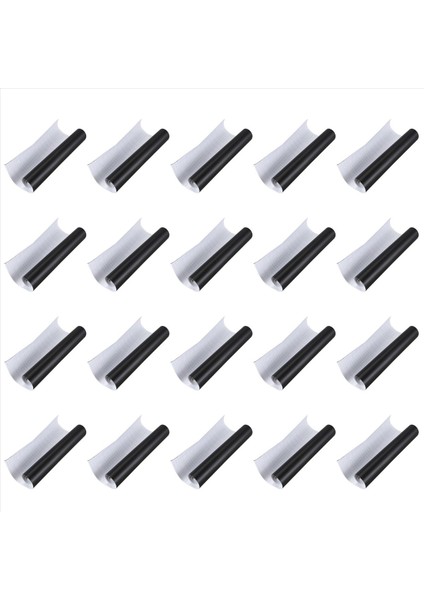 20PCS 12X60 Inç Mat Siyah Vinil Film Sarma Araba Dıy Sticker (Yurt Dışından)