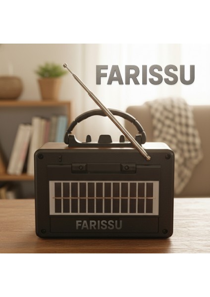 BK-7050BTS Nostaljik Solar Radyo | Am/fm/sw 3 Bant | Bluetooth, Usb/tf Müzik Destekli | El Fenerli indirimleri