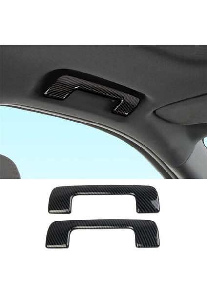 Araba Çatı Tutucu Kapak Trim Aksesuarları Chevy Banliyö Için 2020-2023 Tahoe Gmc Yukon 2021-2023-ABS Karbon Fiber (Yurt Dışından) fırsatları