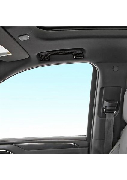 Araba Çatı Tutucu Kapak Trim Aksesuarları Chevy Banliyö Için 2020-2023 Tahoe Gmc Yukon 2021-2023-ABS Karbon Fiber (Yurt Dışından) indirimleri