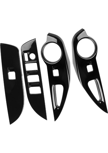 Toyota Corolla Cross 2021 2022 Rhd Için Araba Parlak Siyah Pencere Cam Kaldırma Düğmesi Anahtarı Kapak Trim Kapısı Kol Dayama Paneli (Yurt Dışından)