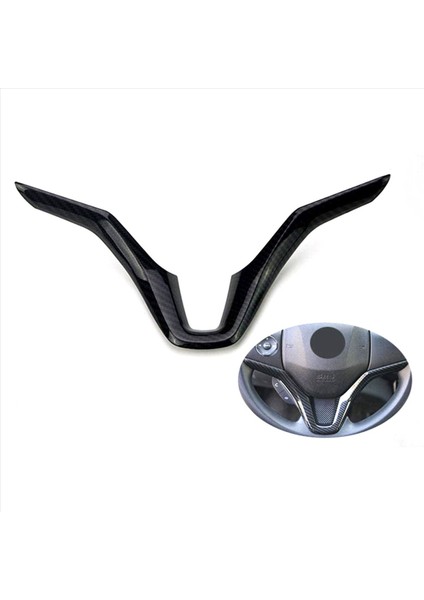 Honda Vezel Için 2x Hr-V Hrv 2015 2016 2017 Otomobil Direksiyon Simidi Paneli Kapak Döşeme Garnitür Karbon Fiber Sequins (Yurt Dışından) fırsatları