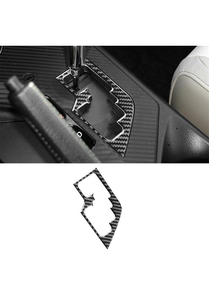 Karbon Fiber Dişli Vites Paneli Trim Çerçeve Toyota Rav4 2014 2015 2016 2017 2018 2019 Lhd Aksesuarları (Yurt Dışından) fırsatları