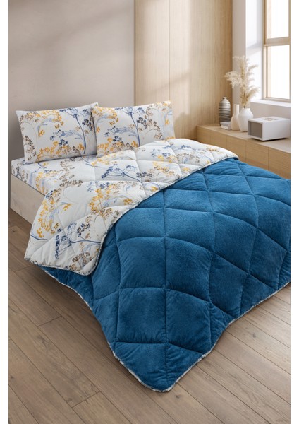 Nordelle Battal Boy Lüx Wellsoft Yorgan Çift Taraflı - 2 Adet Yastık Kılıflı Yorgan Seti 215X235 cm fiyatları