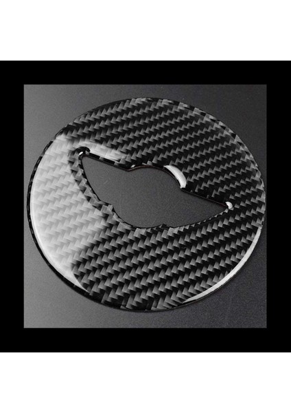 2x Araç Karbon Fiber Direksiyon Simidi Kapağı Çıkartmaları Mini Cooper Clubman R55 R56 Countryman R60 (Yurt Dışından) modelleri