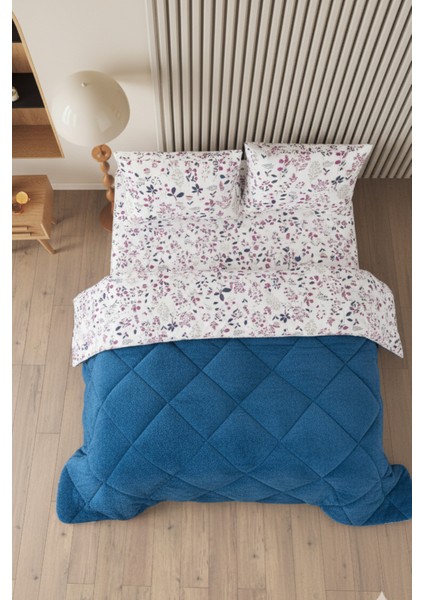 Morena Battal Boy Lüx Wellsoft Yorgan Çift Taraflı - 2 Adet Yastık Kılıflı Yorgan Seti 215X235 cm