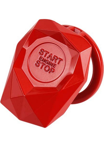 Araç Motoru Başlat Durdur Düğmesi Kapak Döşeme Itme Düğmesi Anahtarı Iç Aksesuarlar Araç Dekoratif Başlat Durdur Düğmesi Kapakları (Yurt Dışından)