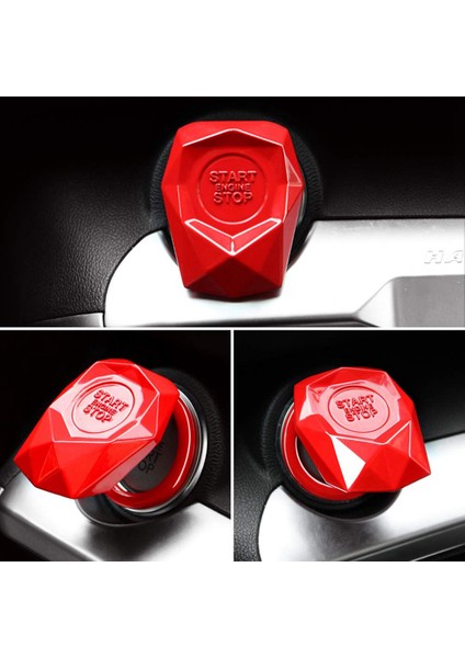 Araç Motoru Başlat Durdur Düğmesi Kapak Döşeme Itme Düğmesi Anahtarı Iç Aksesuarlar Araç Dekoratif Başlat Durdur Düğmesi Kapakları (Yurt Dışından) modelleri