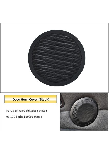 2x Bmw 3 Serisi E90 E90 E91 X1 E84 316 318 320 325 Araba Ön Arka Kapı Hoparlör Kapağı Ses Boynuzları Kılıf Döşeme Siyah (Yurt Dışından) indirimleri