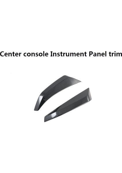 4x Için Nissan Navara NP300 2016-2021 Karbon Fiber Otomobil Merkezi Konsolu Gösterge Paneli Dekor Kapağı (Yurt Dışından) modelleri