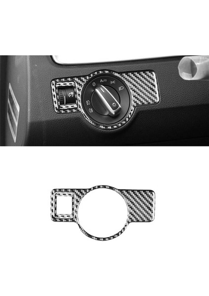 Volkswagen cc Için 2012-2018 Yumuşak Karbon Fiber Araç Far Anahtarı Kapak Döşeme Sticker Aksesuarları (Yurt Dışından) fırsatları