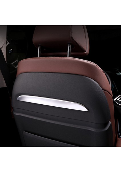 Araba Krom Gümüş Koltuk Geri Trim Dekorasyon Şeritleri Bmw For-Bmw X5 X6 X7 G05 G06 G07 6gt 2018-2022 Iç Aksesuarlar (Yurt Dışından) indirimleri