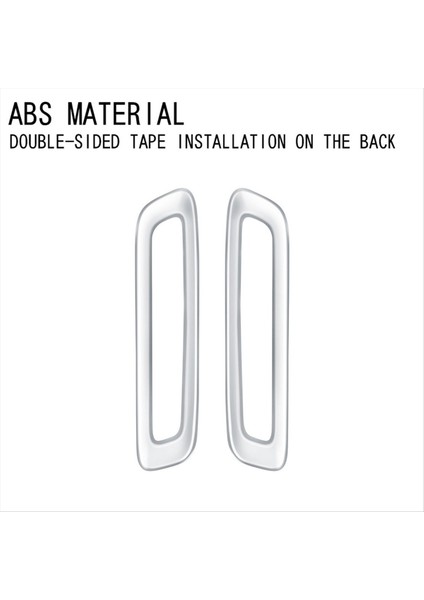 Mazda Cx-60 2022 2023 Rhd Gümüş Araç Için Bir Sütun Klima Outlet Dekoratif Çerçeve Sticker Aksesuarları (Yurt Dışından) modelleri