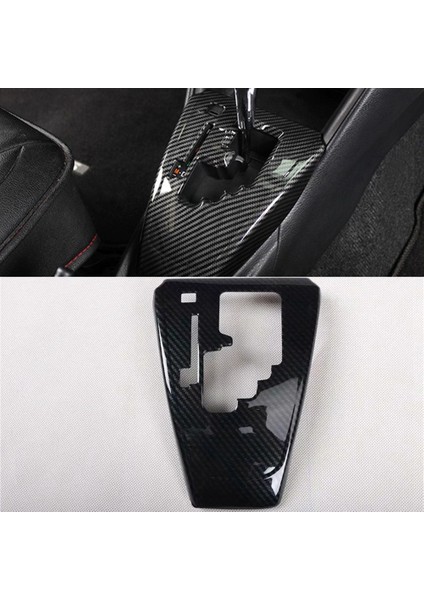Toyota Vios 2016-2021 Için Araba Karbon Fiber Merkezi Dişli Vites Paneli Kontrol Paneli Çıkartma Iç Modifikasyonu (Yurt Dışından) modelleri