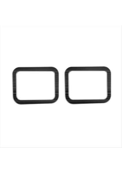 Araba Paslanmaz Çelik Üçüncü Sıra Okuma Toyota Için Işık Çerçevesi Trim Alphard 40 Serisi 2023+ Iç Aksesuarlar Siyah (Yurt Dışından)