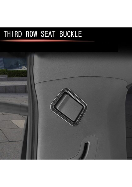 Araba Paslanmaz Çelik Üçüncü Sıra Okuma Toyota Için Işık Çerçevesi Trim Alphard 40 Serisi 2023+ Iç Aksesuarlar Siyah (Yurt Dışından) modelleri