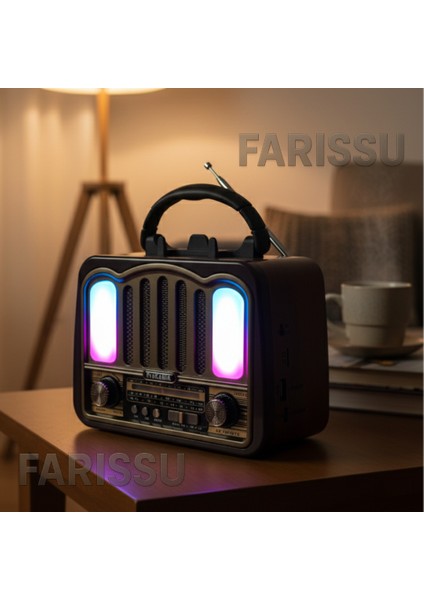 Solar Şarjlı Müzik Kutusu: Am/fm/sw Radyo & Bluetooth Hoparlör (BK-7081BTS) fiyatları