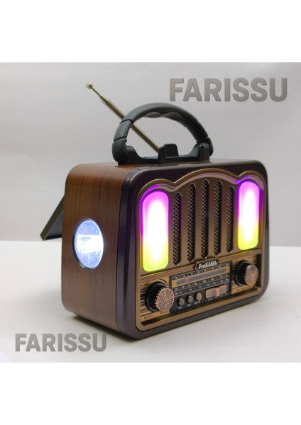 Solar Şarjlı Müzik Kutusu: Am/fm/sw Radyo & Bluetooth Hoparlör (BK-7081BTS) fırsatları