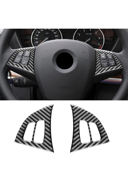 Karbon Fiber Araç Direksiyon Düğmesi Çıkartmaları Kapak Bmw-X5 X6 E70 E71 2018-2013 (Yurt Dışından) fırsatları
