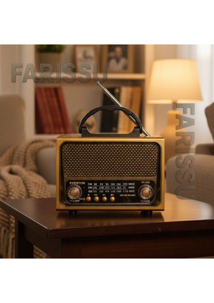 RT-675 Retro Tasarımlı Dünya Alıcısı Fm/am/sw 3 Bant Radyo, Bluetooth Hoparlör, Usb/tf Mp3 fiyatları