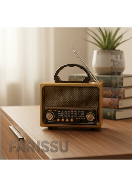 RT-675 Retro Tasarımlı Dünya Alıcısı Fm/am/sw 3 Bant Radyo, Bluetooth Hoparlör, Usb/tf Mp3 modelleri