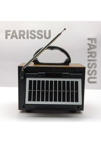 RT-675 Retro Tasarımlı Dünya Alıcısı Fm/am/sw 3 Bant Radyo, Bluetooth Hoparlör, Usb/tf Mp3