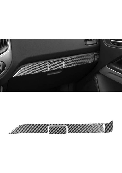 Chevrolet Colorado Için 2015-2022 Yumuşak Karbon Fiber Otomobil Ortak Pilot Gösterge Tablosu Dekoratif Kapak Trim Sticker Aksesuarları (Yurt Dışından) indirimleri
