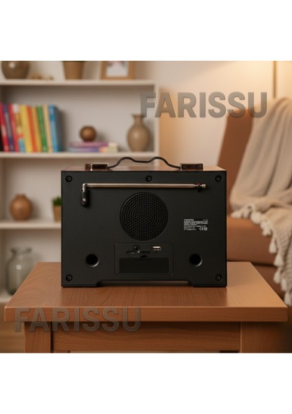 RT-733 Şömine Görünümlü Nostaljik Bluetoothlu Radyo - Usb/tf/mp3 Destekli Şarjlı Müzik Kutusu fırsatları