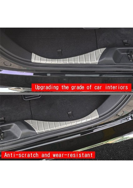 Toyota Alphard 40 Serisi 2023+ Otomobil Arka Muhafızlar Paslanmaz Çelik Gaga Çamurluk Plaka Koruyucu Koruma Gümüşü Kaplar (Yurt Dışından) fiyatları