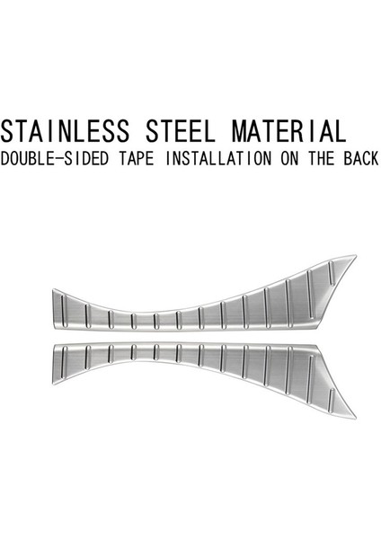 Toyota Alphard 40 Serisi 2023+ Otomobil Arka Muhafızlar Paslanmaz Çelik Gaga Çamurluk Plaka Koruyucu Koruma Gümüşü Kaplar (Yurt Dışından) modelleri