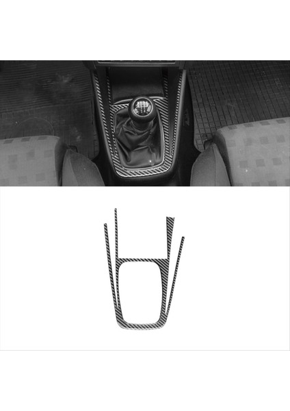 Vw Golf Için 4 Mk4 1999-2004 Lhd Yumuşak Karbon Fiber Araç Dişli Vites Paneli Çerçeve Kapak Trim Iç Aksesuarlar (Yurt Dışından) indirimleri