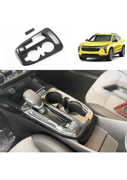 Araba Merkezi Dişli Vites Paneli Kapak Chevrolet Trax Seeker 2023 2024 Aksesuarları (Abs Karbon Fiber) (Yurt Dışından) fırsatları