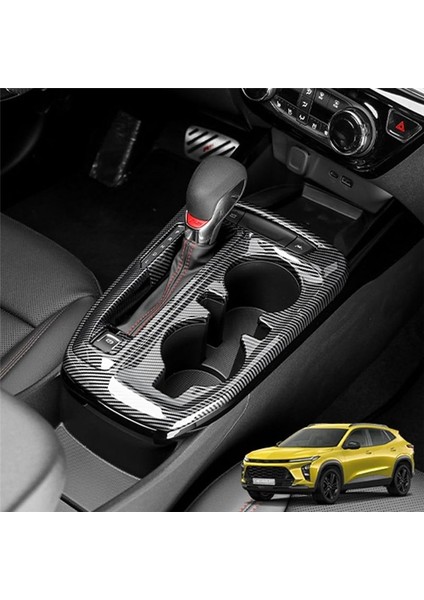 Araba Merkezi Dişli Vites Paneli Kapak Chevrolet Trax Seeker 2023 2024 Aksesuarları (Abs Karbon Fiber) (Yurt Dışından) indirimleri