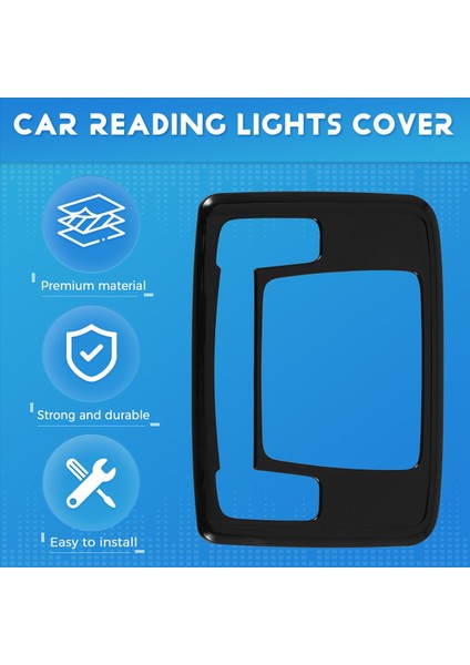 Araba Parlak Siyah Iç Ön Okuma Hafif Lamba Kapak Trim Çıkartması Honda Vezel Hr-V Hrv 2021 2022 (Yurt Dışından) fırsatları