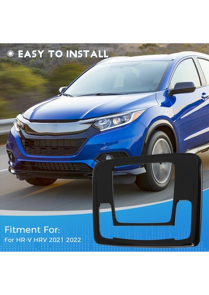 Araba Parlak Siyah Iç Ön Okuma Hafif Lamba Kapak Trim Çıkartması Honda Vezel Hr-V Hrv 2021 2022 (Yurt Dışından) indirimleri