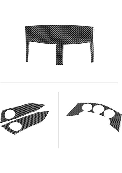 Araç Karbon Fiber Etiket Merkezi Kontrol Paneli Uyarı Lambası Toyota Rav4 Rav 4 2006-2012 Için Dekorasyon (Yurt Dışından) modelleri