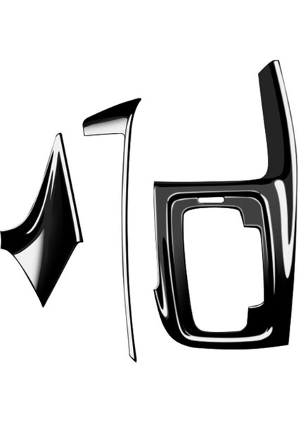 3pcs Parlak Siyah Merkezi Dişli Panel Kontrol Paneli Honda Hrv Hr-V Vezel 2021 2022 Rhd Için (Yurt Dışından)