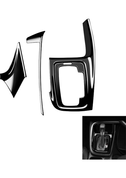 3pcs Parlak Siyah Merkezi Dişli Panel Kontrol Paneli Honda Hrv Hr-V Vezel 2021 2022 Rhd Için (Yurt Dışından) modelleri