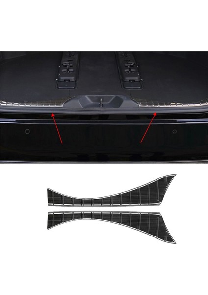 Toyota Alphard 40 Serisi 2023+ Otomobil Arka Muhafızlar Paslanmaz Çelik Gaga Çamurluk Plaka Koruyucu Koruma Siyahı Kapsar (Yurt Dışından) fiyatları