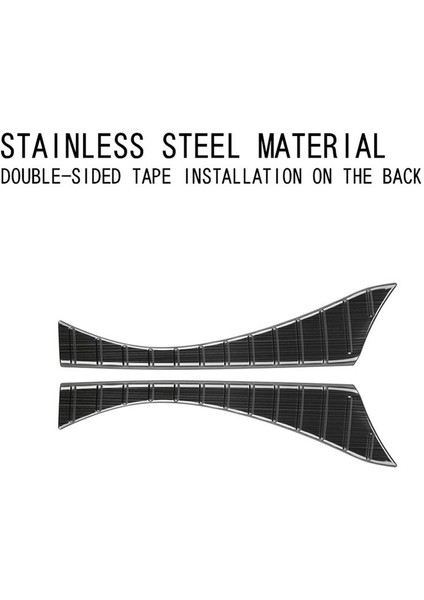 Toyota Alphard 40 Serisi 2023+ Otomobil Arka Muhafızlar Paslanmaz Çelik Gaga Çamurluk Plaka Koruyucu Koruma Siyahı Kapsar (Yurt Dışından) modelleri