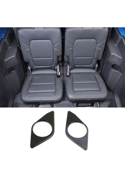 Ford Bronco Için 2021-2023 Arka Arka Kupa Tutucu Çerçeve Kapak Trim Aksesuarları - Abs Karbon Fiber (Yurt Dışından) modelleri